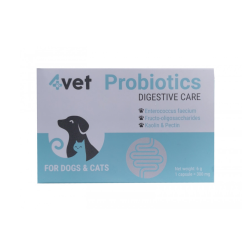 4VET Probiotics Digestive Care za pse i mačke 20 kapsula