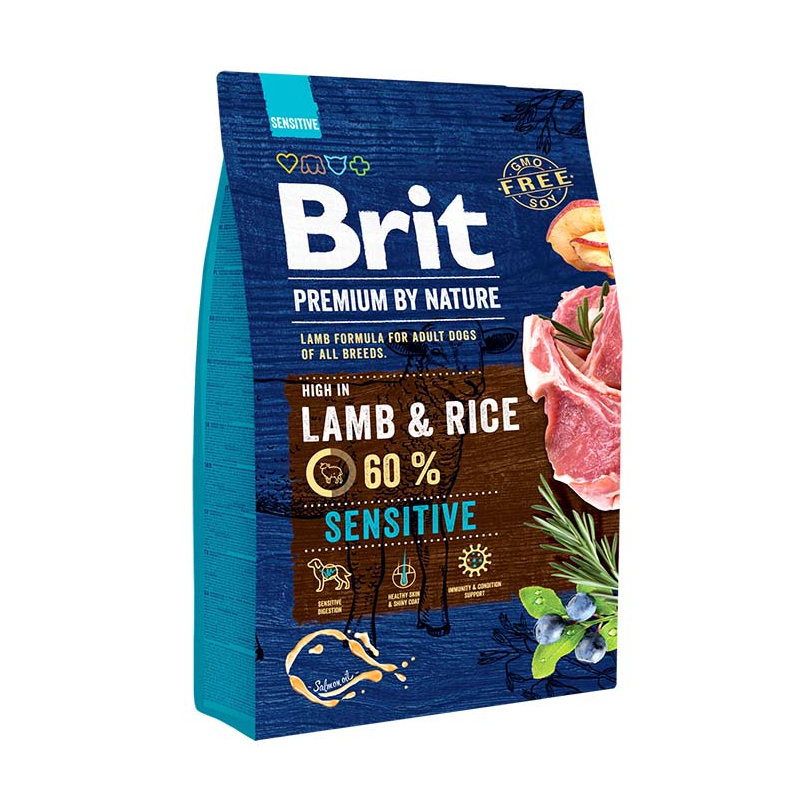 Brit Premium By Nature Adult Sensitive Janjetina i Riža 15 kg