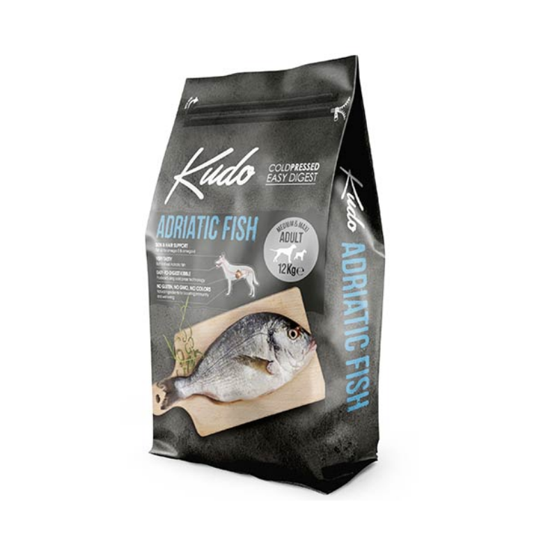 Kudo Adriatic Fish Medium Maxi Adult Low Grain 3 kg